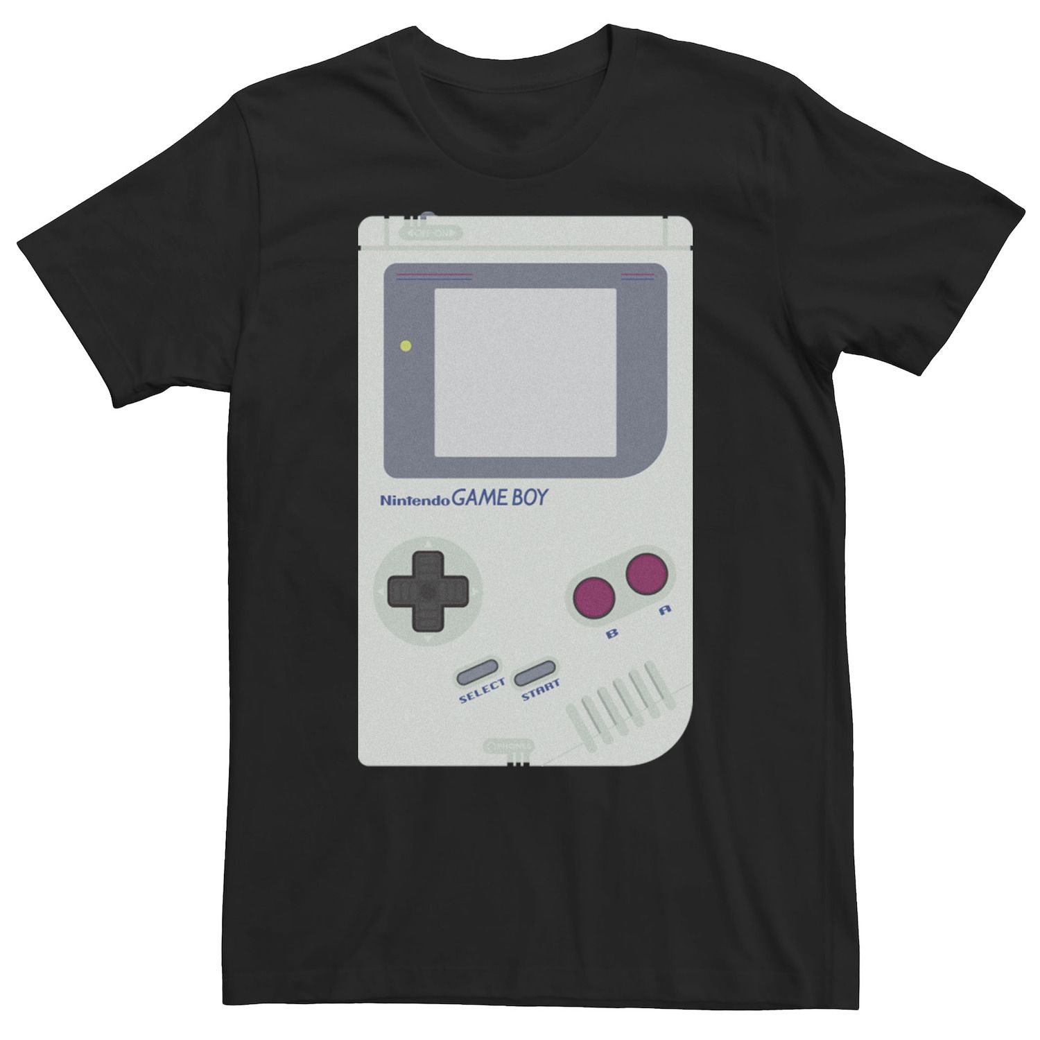 Мужская футболка для портативной консоли Nintendo Game Boy, Black Licensed Character, черный аксессуар для портативной консоли nintendo game