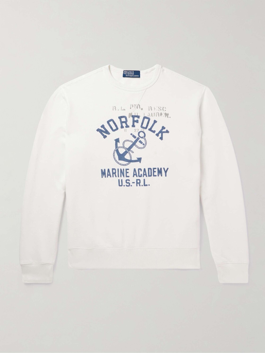 

Толстовка из смесового хлопкового джерси с принтом POLO RALPH LAUREN, белый