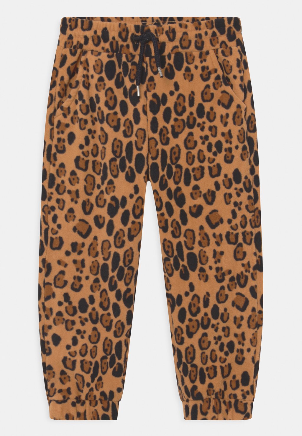 Спортивные брюки Leopard Trousers Unisex Mini Rodini, бежевый цена и фото