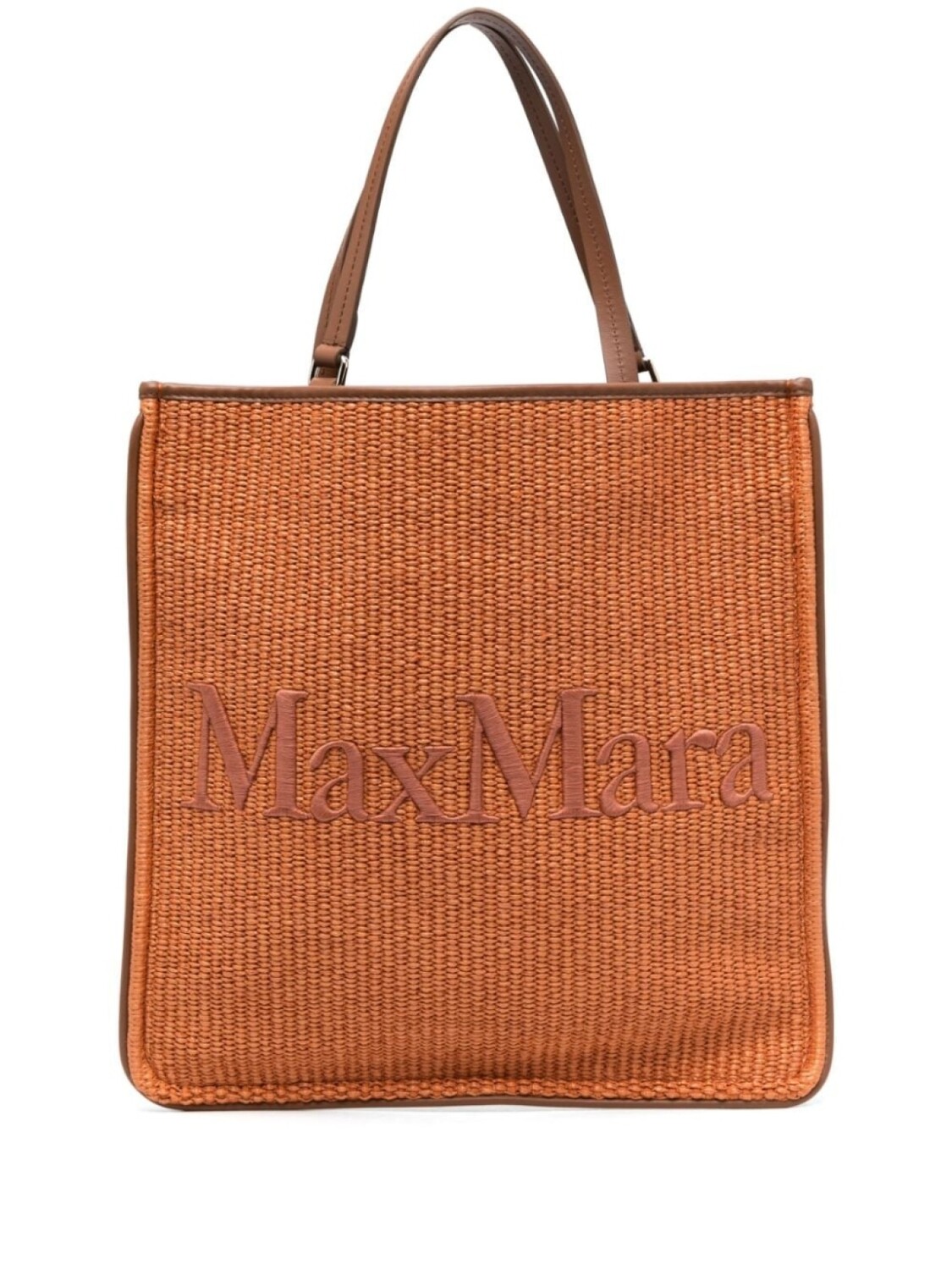 

Max Mara сумка-тоут Easybag из рафии, оранжевый