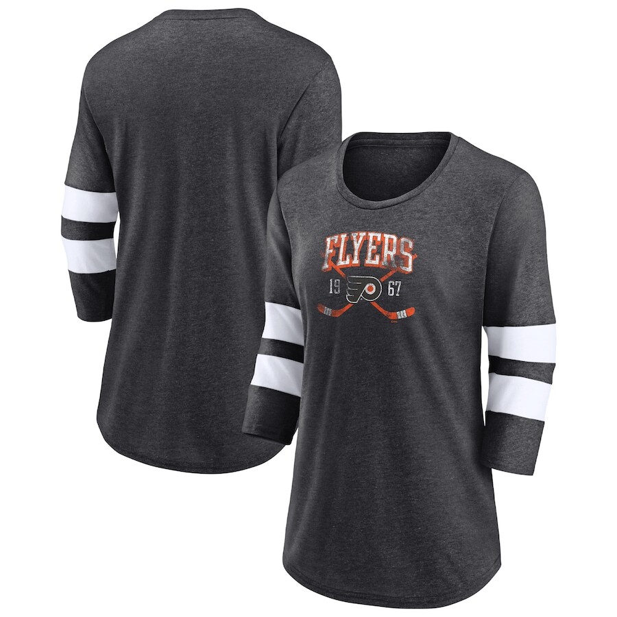 

Футболка с длинным рукавом Fanatics Branded Philadelphia Flyers, угольный