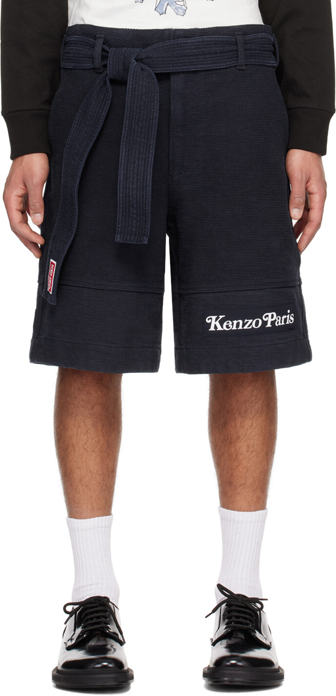 

Темно-синие шорты для дзюдо Paris VERDY Edition Kenzo