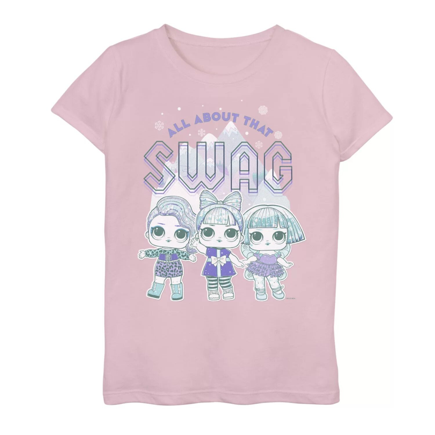 

Девочки 7-16 Л.О.Л. Сюрприз! Все об этой футболке с рисунком Swag Licensed Character