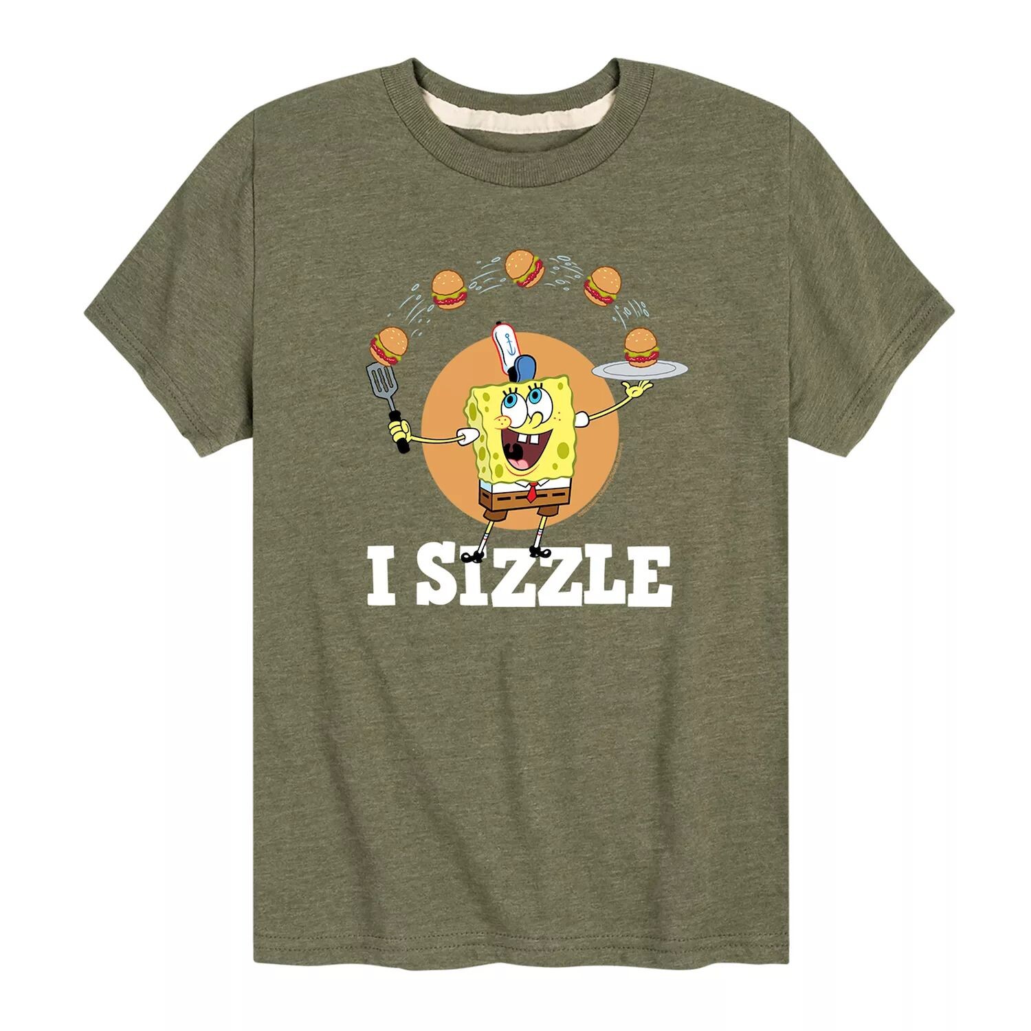 

Футболка «Губка Боб I Sizzle» для мальчиков 8–20 лет Licensed Character, зеленый