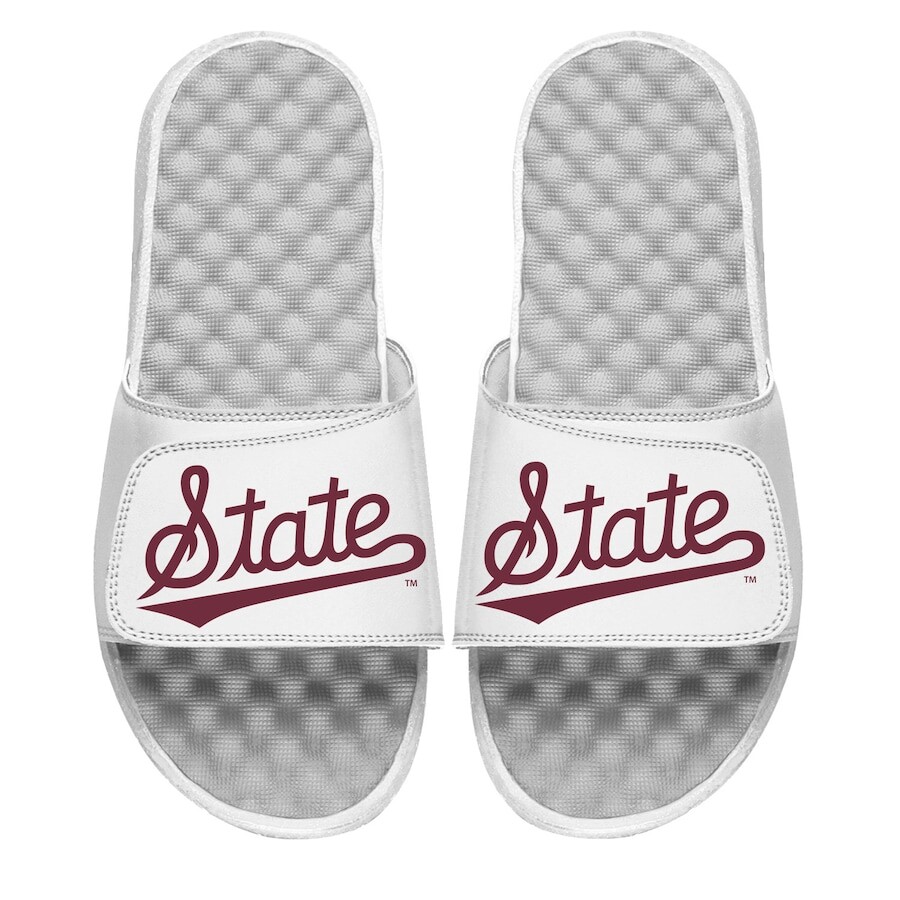 

Шлепанцы ISlide Mississippi State Bulldogs, белый