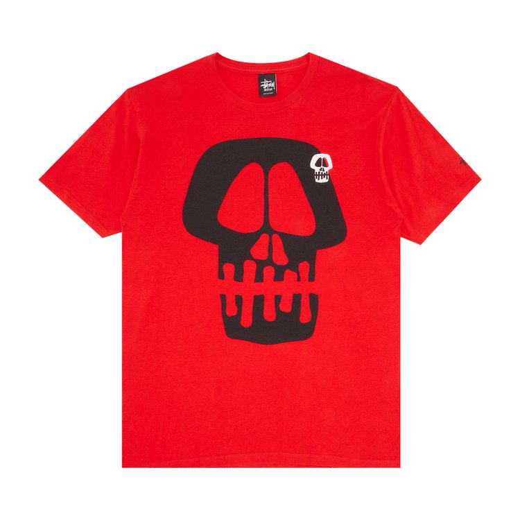Футболка Stussy Jumbo Skull 'Red', красный