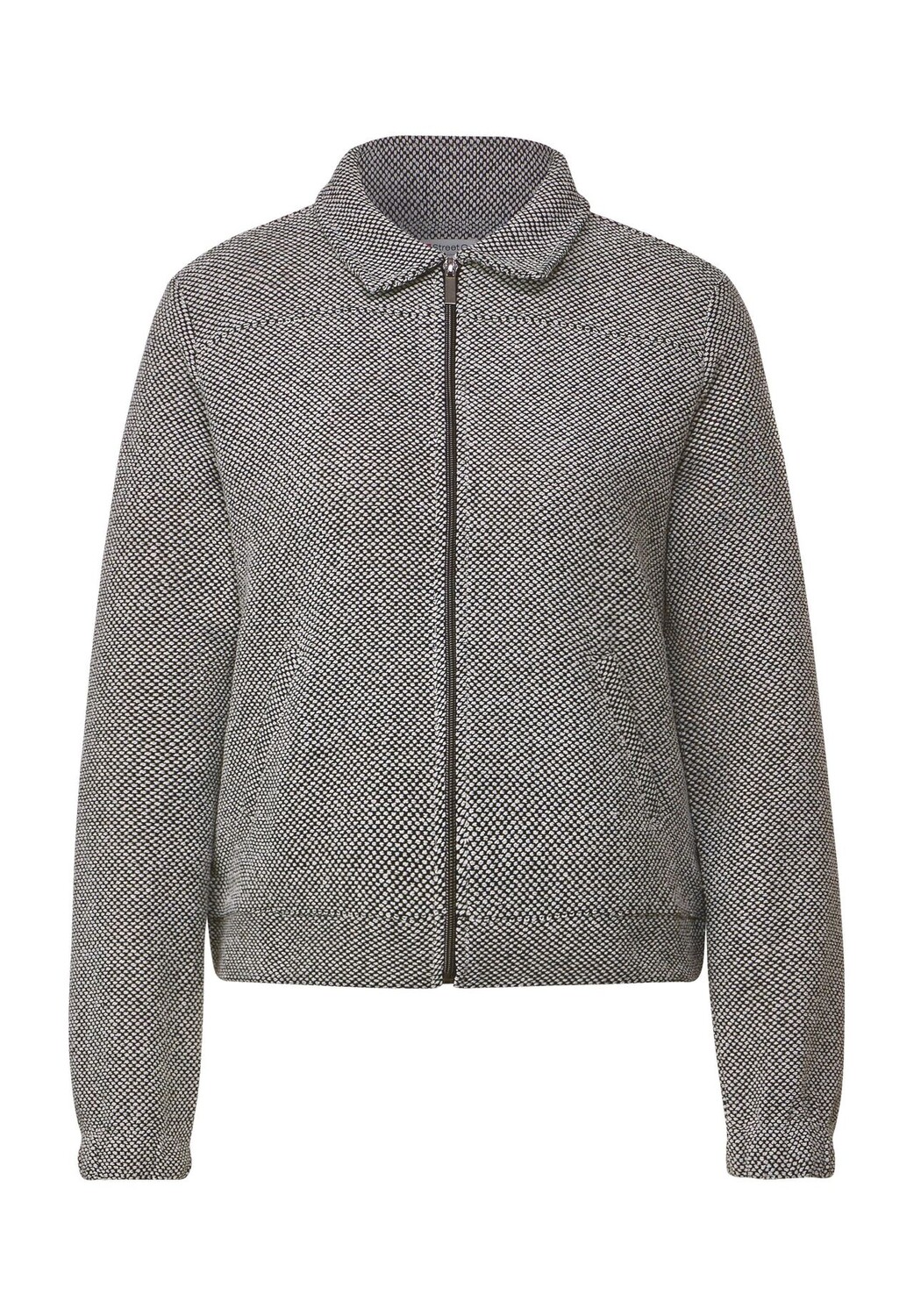

Блузон, минимальный узор, боковые карманы, женский Street One, черный