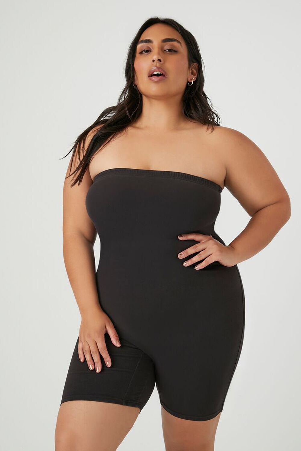 

Комбинезон размера плюс Forever 21, черный