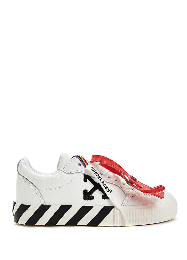 

Белые кожаные кроссовки с логотипом для мальчиков Off-White