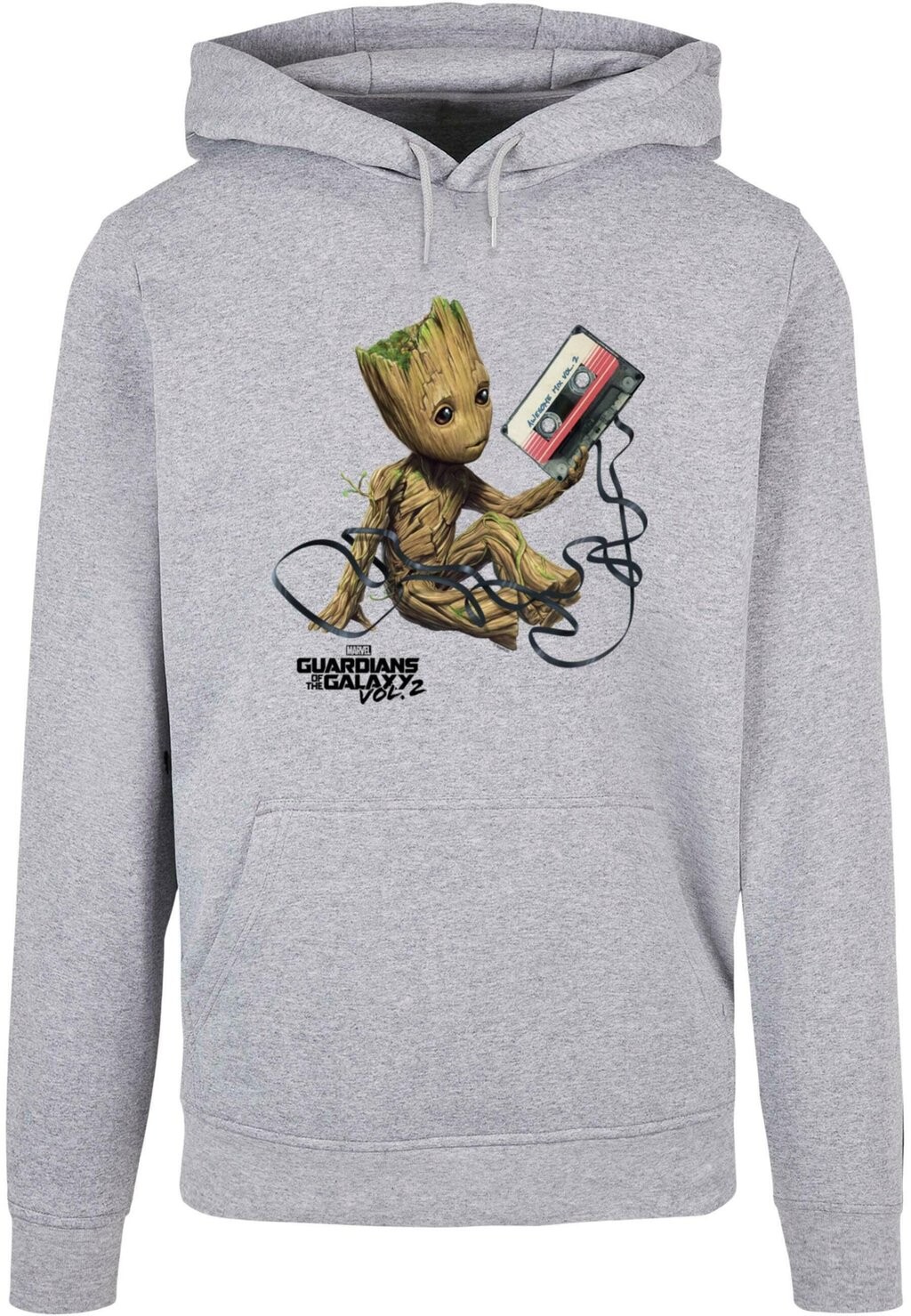 

Толстовка Marvel Guardians Of The Galaxy Groot Tape ABSOLUTE CULT, цвет heather grey