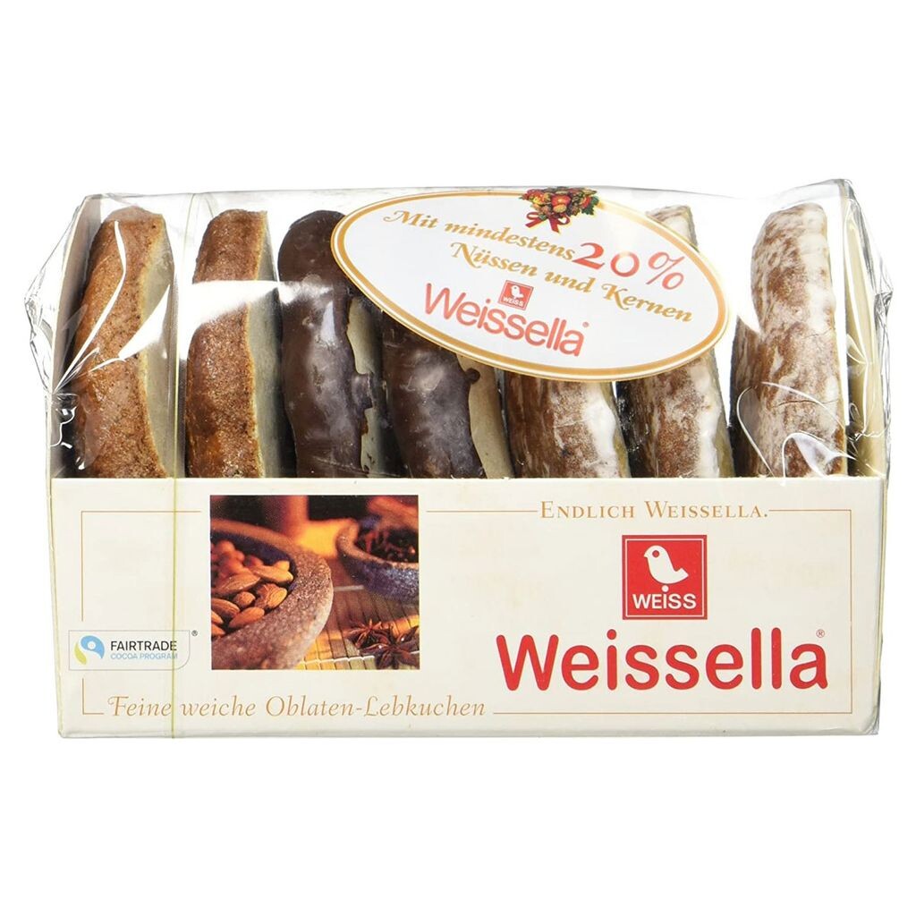 

Weiss Weissella тонкие мягкие вафельные пряники 3 ассорти 200г Henry Lambertz