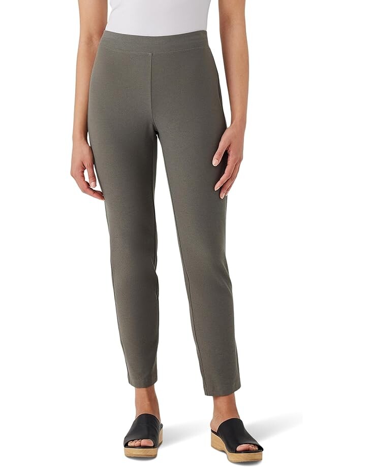 цена Брюки Eileen Fisher Slim Ankle, цвет Grove