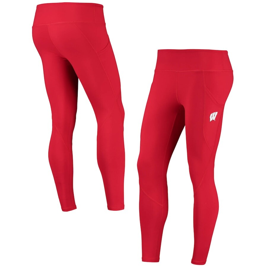 

Леггинсы ZooZatz Wisconsin Badgers, красный