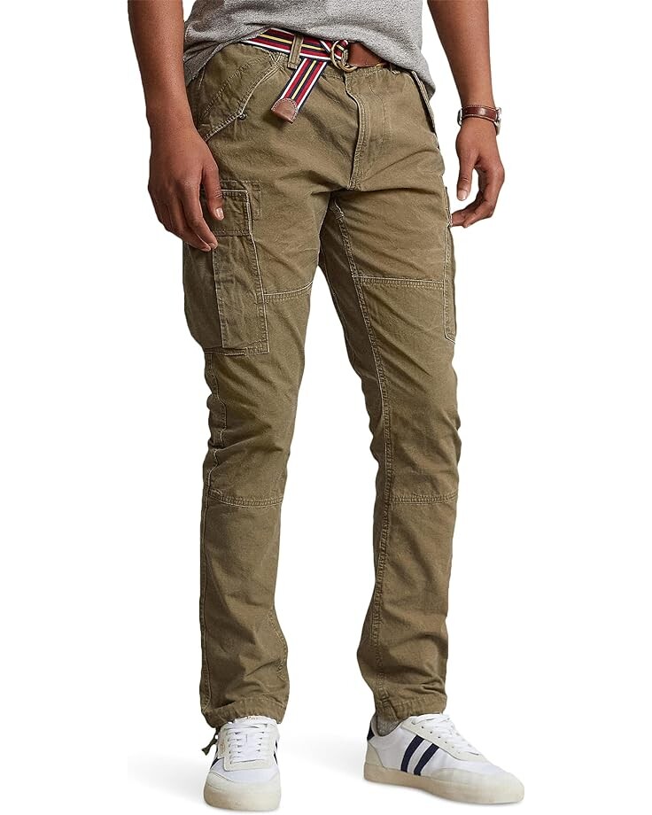 

Брюки Polo Ralph Lauren Slim Fit Canvas Cargo, зеленый
