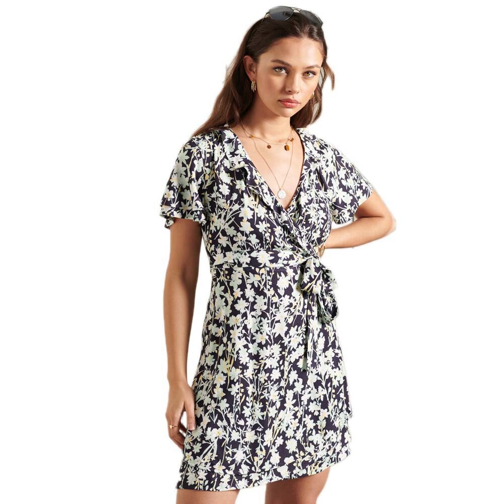 

Платье Superdry Summer Wrap, синий