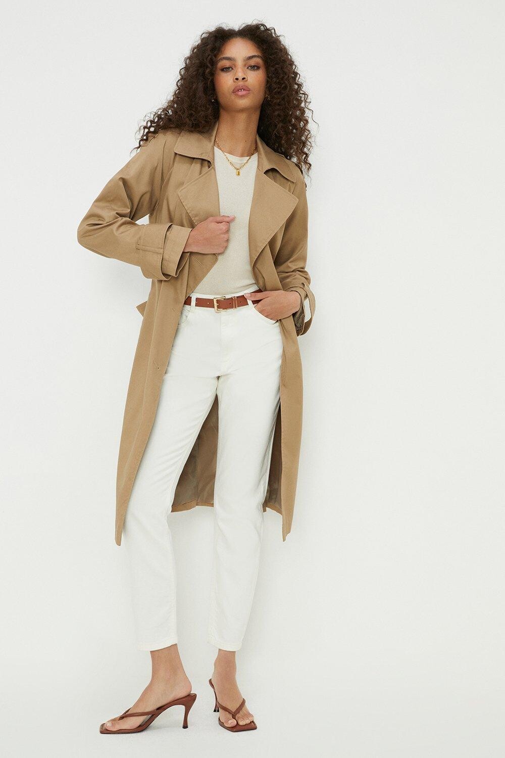 

Джинсы Kimberley Slim Mom Dorothy Perkins, белый