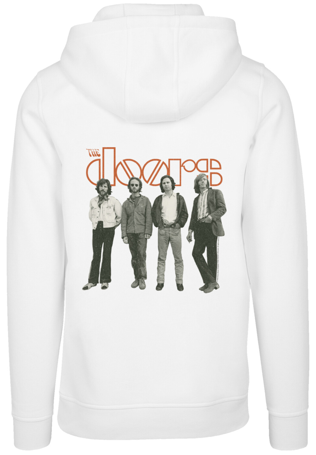 

Пуловер F4NT4STIC Hoodie The Doors Music Band Band Standing, белый
