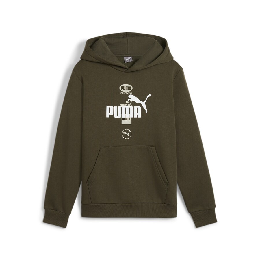 

Толстовка PUMA Power, темно-зеленый