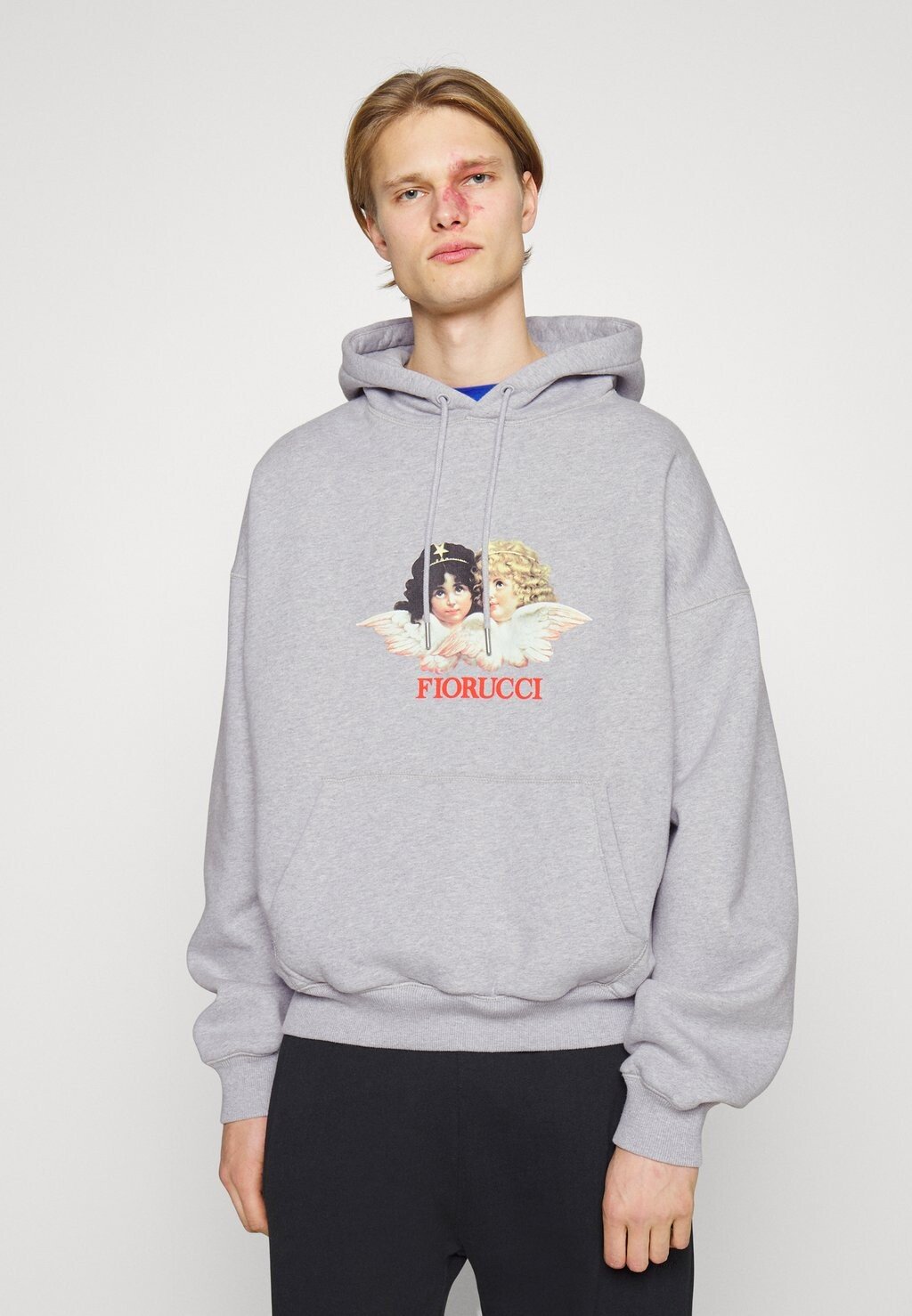 

Толстовка с капюшоном OVERSIZED HOODIE Fiorucci, серый