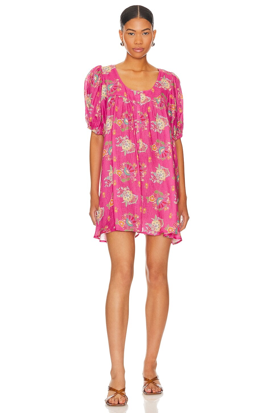 

Платье SPELL Solstice Linen Tunic, цвет Rose
