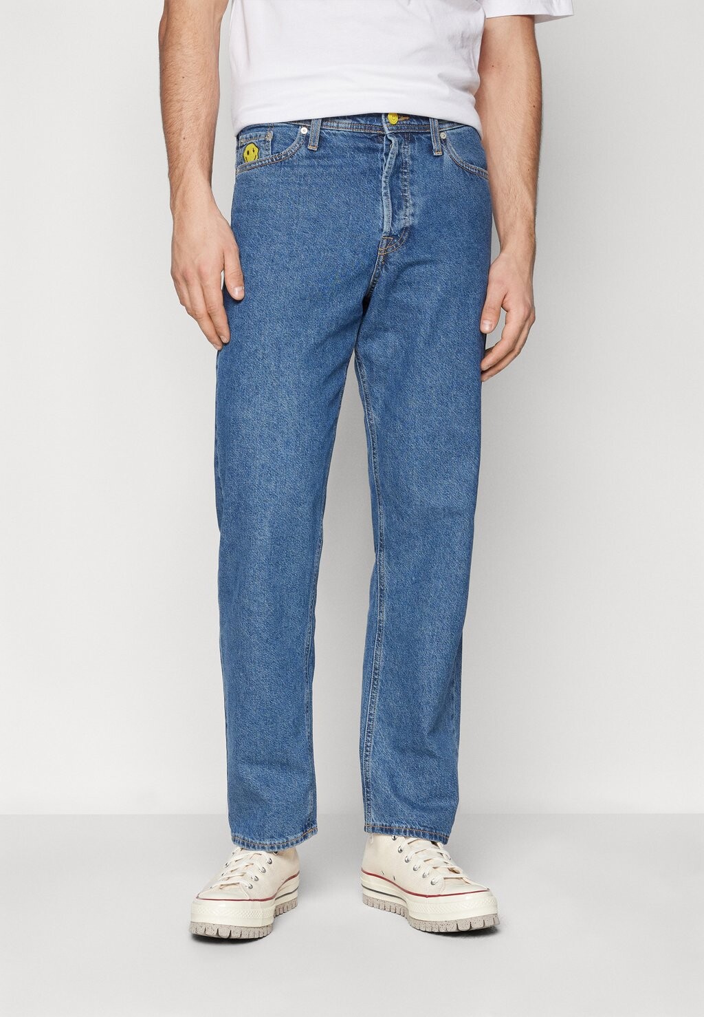 

Джинсы свободного кроя Jjieddie Smiley Jack & Jones, синий деним