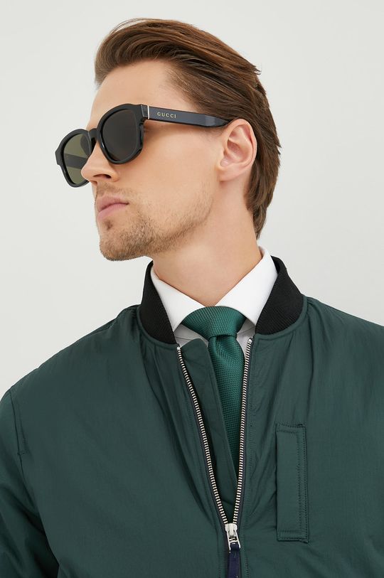 Солнечные очки Gucci, зеленый