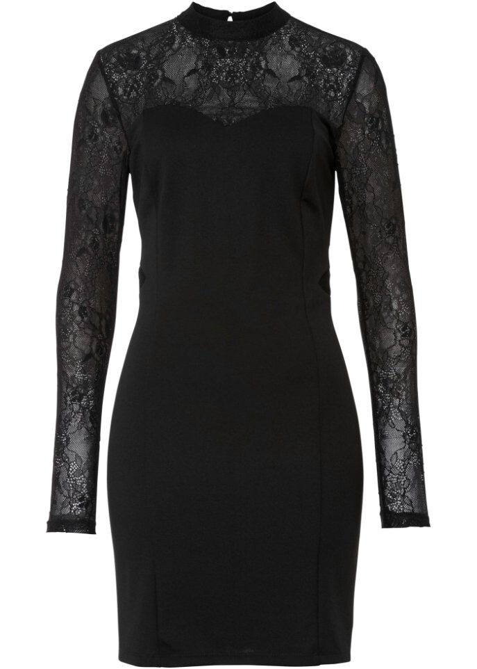 

Платье с кружевом Bodyflirt Boutique, черный
