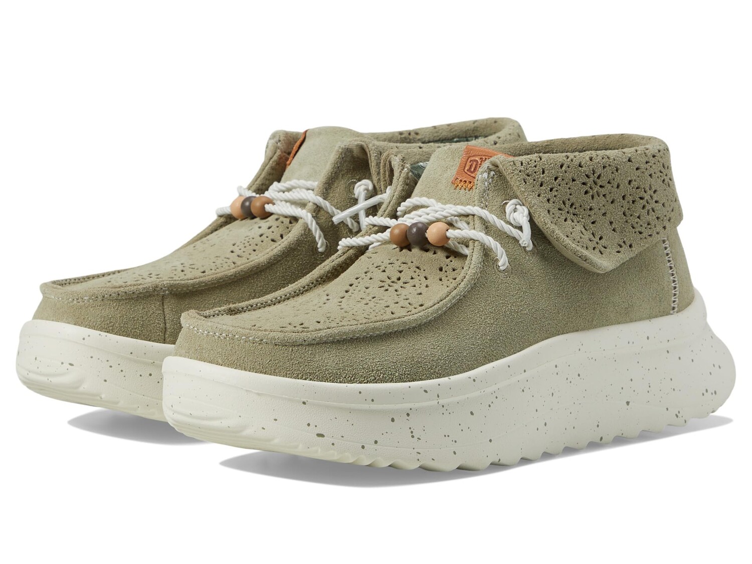 

Ботинки Hey Dude Wendy Peak Suede Fold Boot, зеленый