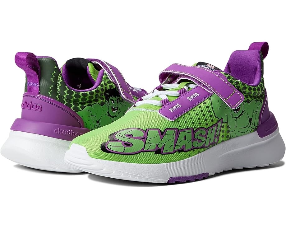 

Кроссовки Adidas Racer TR21 Superhero, цвет Semi Solar Green/White/Shock Purple