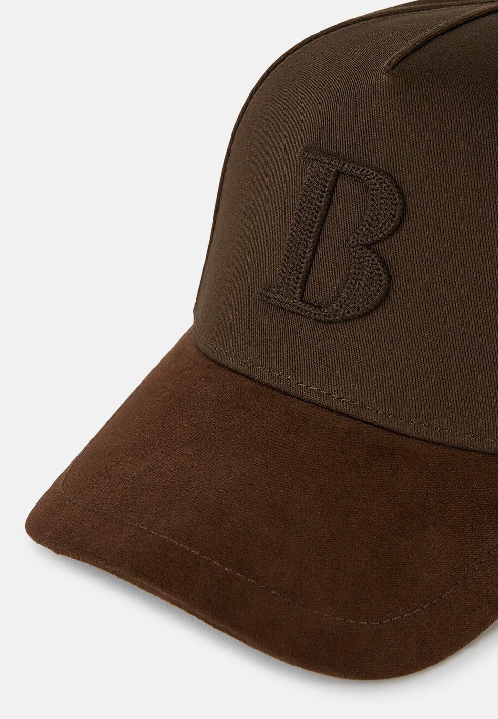 

Бейсболка WITH VISOR AND EMBROIDERY Boggi Milano, коричневый