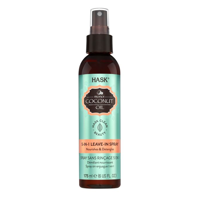 Кондиционер для волос Acondicionador Spray 5 en 1 Aceite de Coco Hask, 175 ml hask monoi coconut oil nourishing shampoo