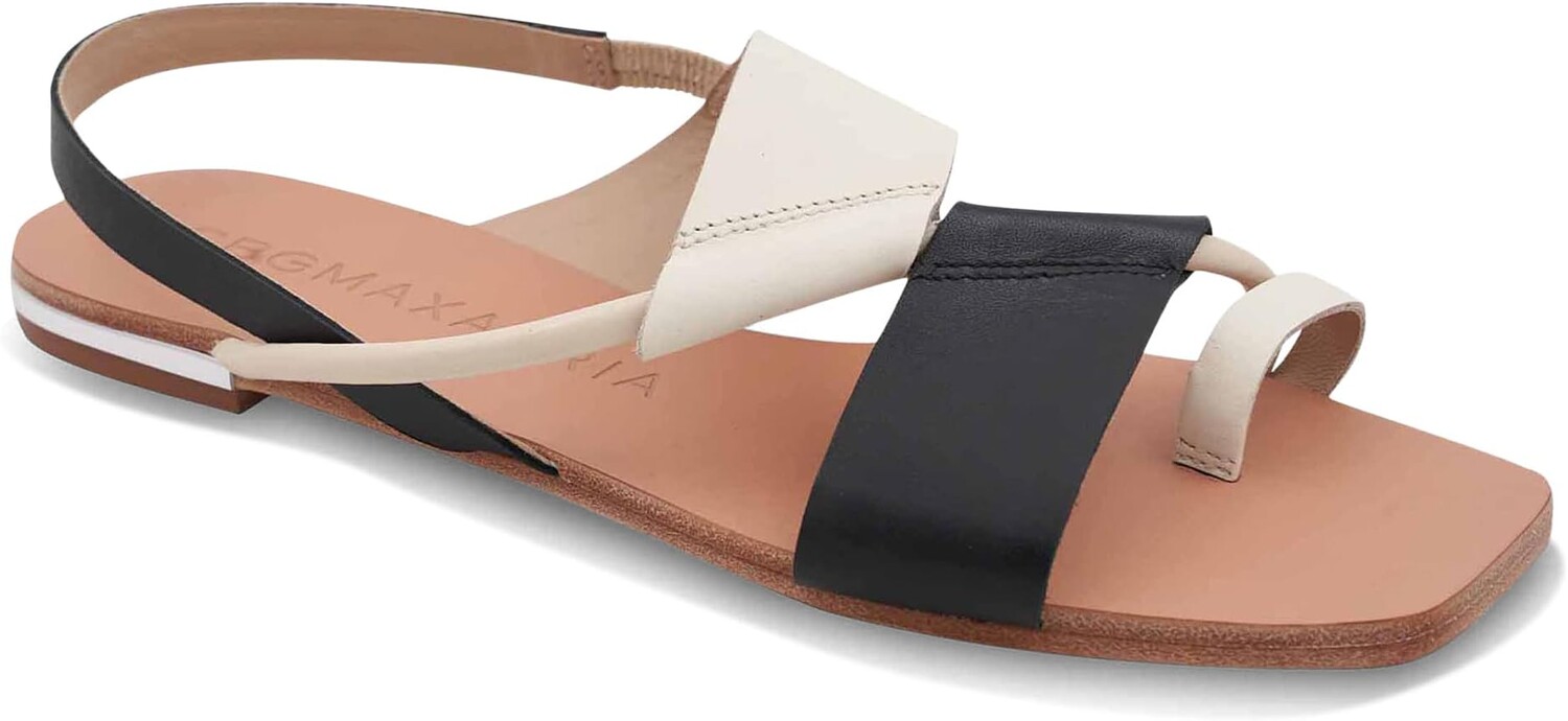 

Сандалии на плоской подошве Marlin BCBGMAXAZRIA, цвет Black/White