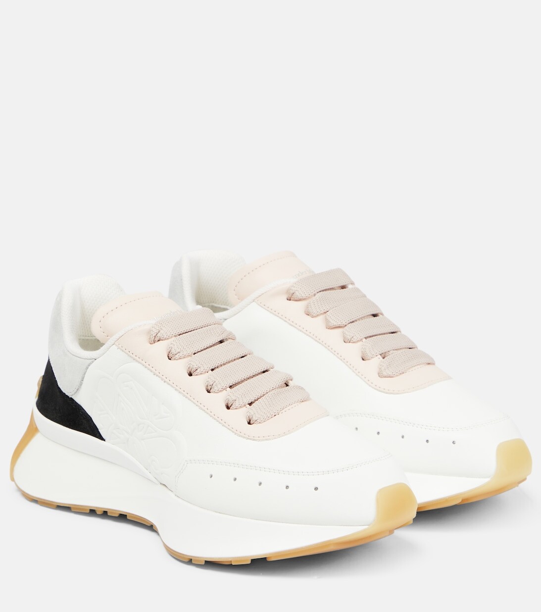 

Кеды Sprint из кожи Alexander McQueen, белый