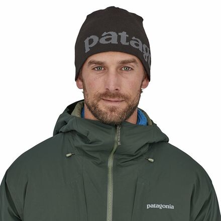 

Шапка-бини Patagonia, цвет Logo Belwe/Black