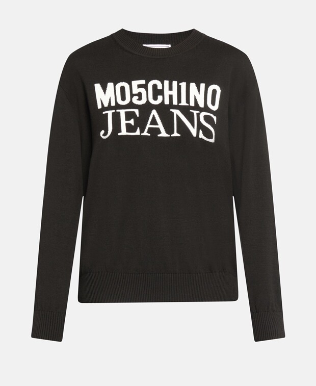 

Джемпер с длинными рукавами Moschino Jeans, черный