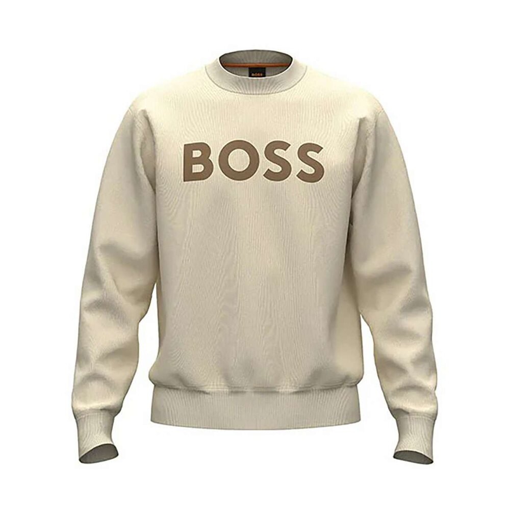 

Толстовка BOSS Webasiccrew 10244192, бежевый