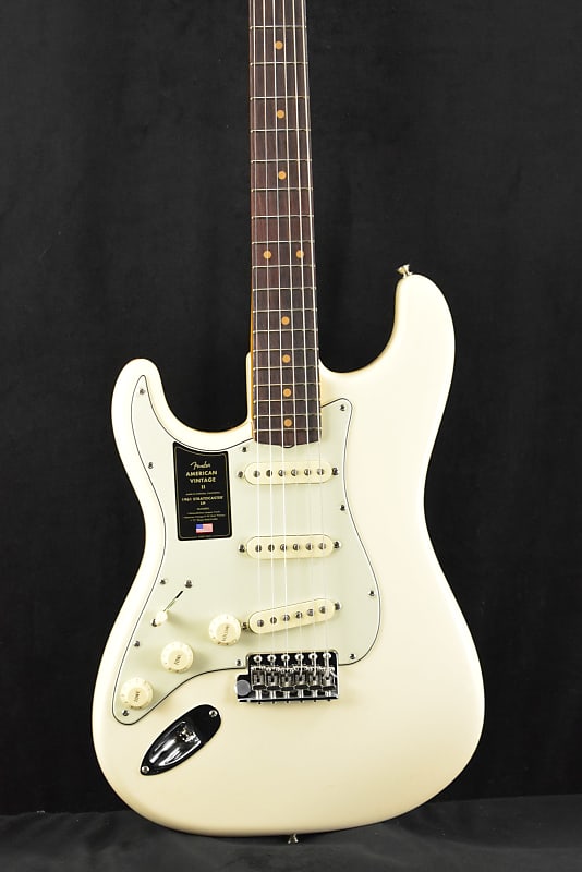 Электрогитара Fender American Vintage II 1961 Stratocaster Left-Hand Olympic White опция gcc 290098150g напольный стенд с корзиной для материала для устройств rx ii 61 jaguar j5 60