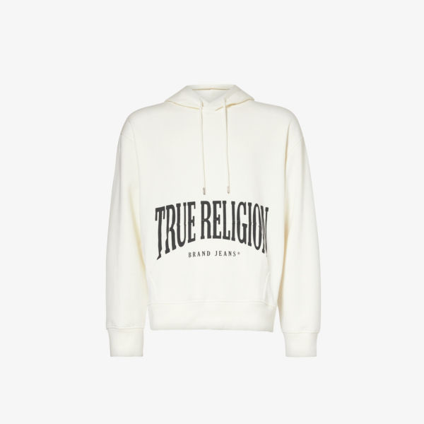 

Толстовка свободного кроя Arch из смесового хлопка True Religion, белый