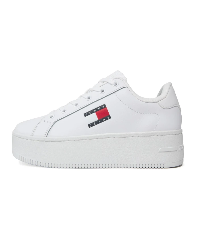 

Кожаные кроссовки Tommy Hilfiger, белый