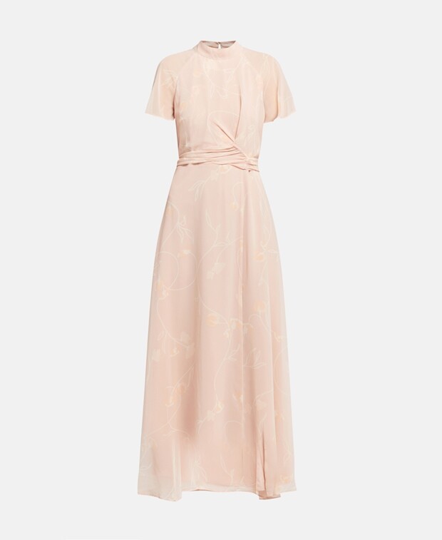 

Длинное платье Esprit, розовый