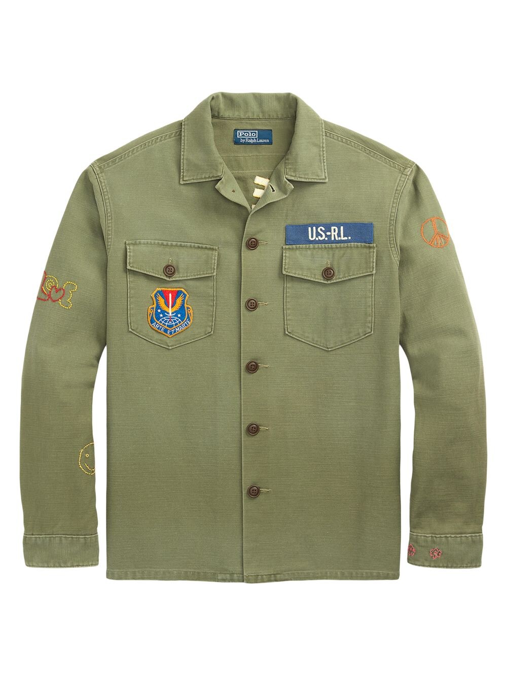 

Куртка из твила в стиле милитари Polo Ralph Lauren, оливковый, Хаки