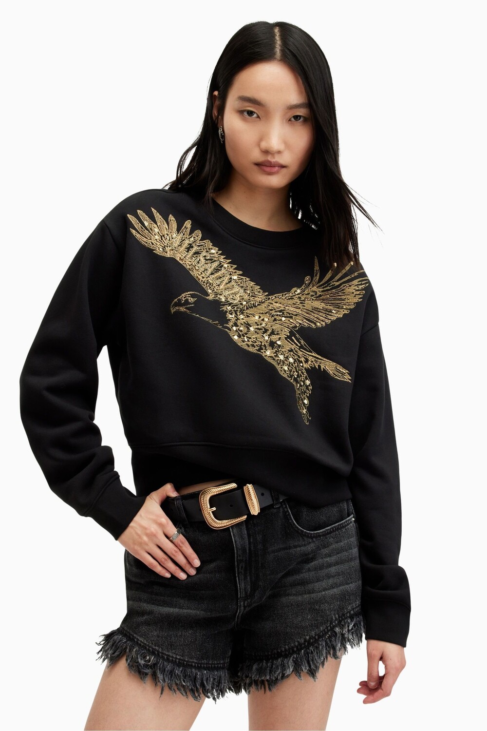 

Толстовка Allsaints Flite Separo All Saints, черный