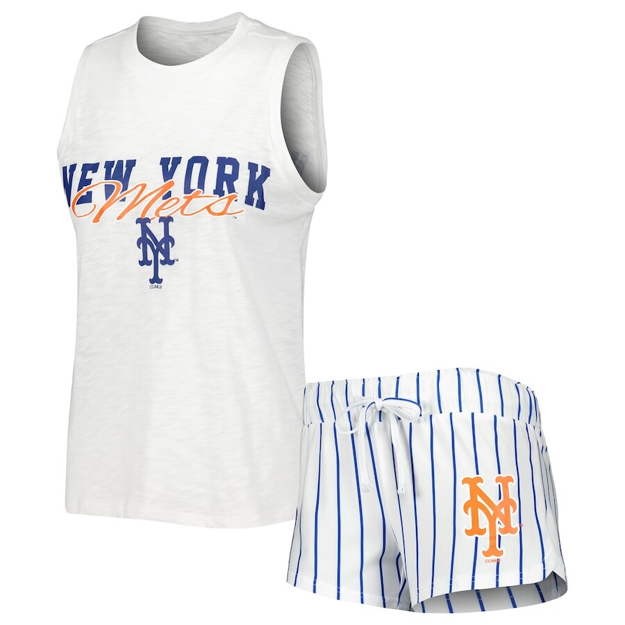 

Пижамный комплект Concepts Sport New York Mets, белый