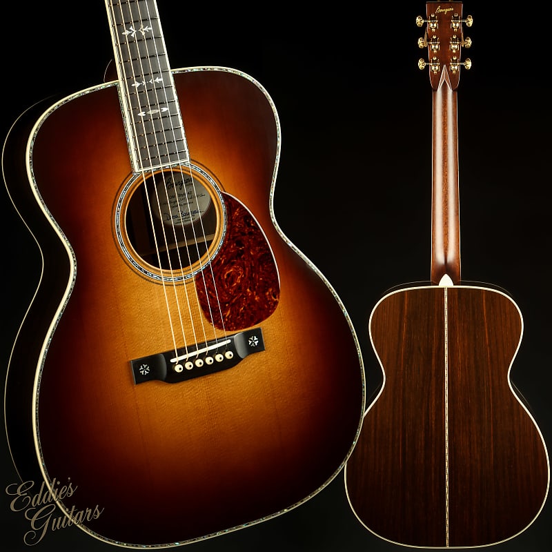 Акустическая гитара Bourgeois OM-42 Sunburst - Aged Tone Adirondack &amp; Brazilian Rosewood