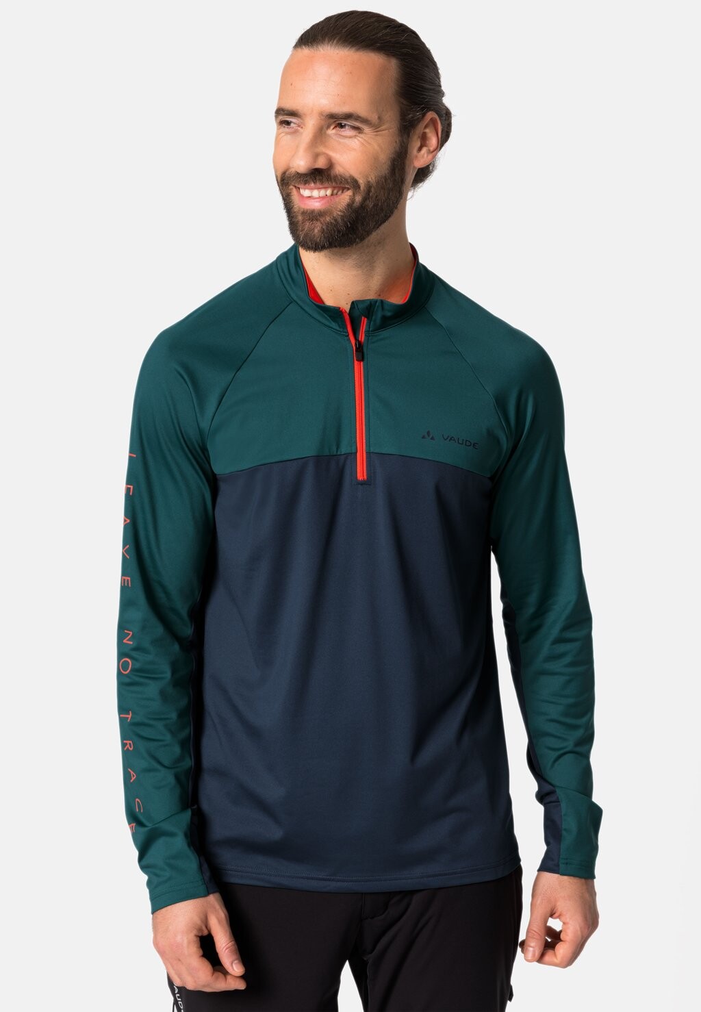 

Велоджерси VIRT QZIP Vaude, цвет mallard green