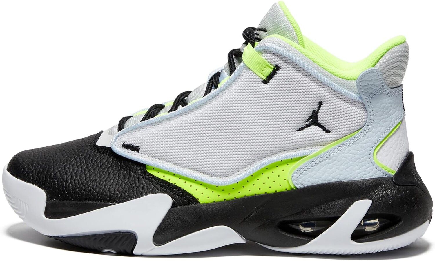 

Кроссовки Max Aura 4 Jordan, цвет Platinum Tint/Black/Volt/Blue Tint
