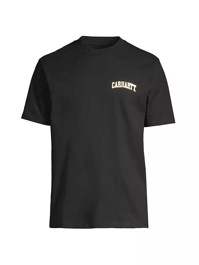 

Футболка с логотипом университета Carhartt Wip, цвет black gold