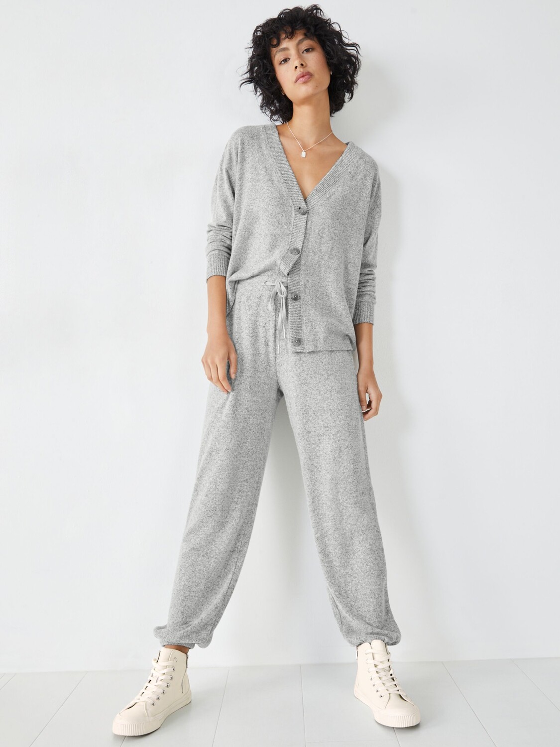 

hush Кардиган Elle Super Soft Lounge, серый меланж
