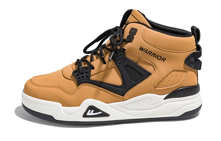 

Кроссовки WARRIOR Skateboarding Shoes Men High-top Black, черный