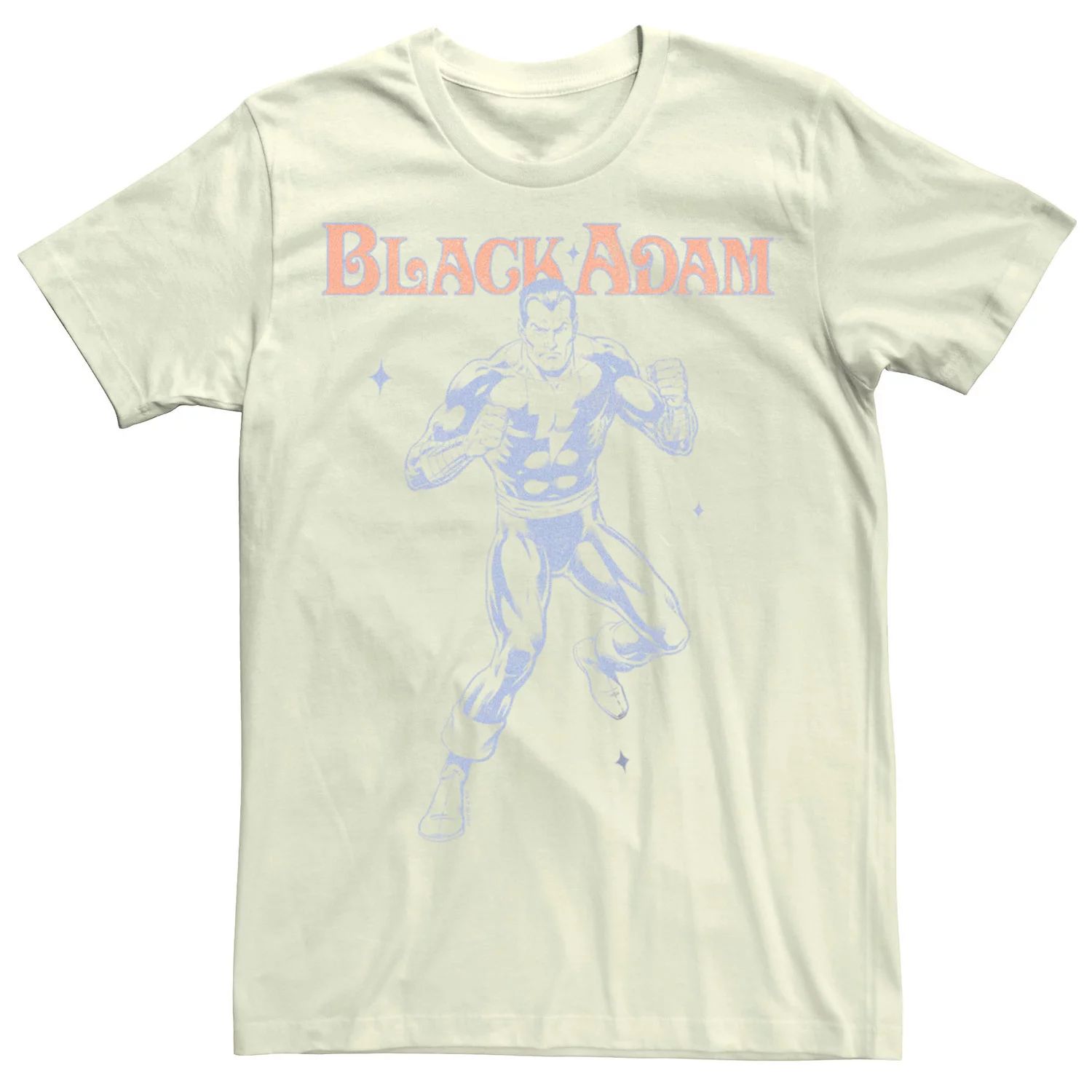 Мужская винтажная футболка с рисунком DC Comics Black Adam Licensed Character